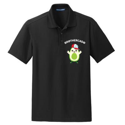 Brothercado Birthday Avocado Brother 1st Family Matching Dry Zone Grid Polo