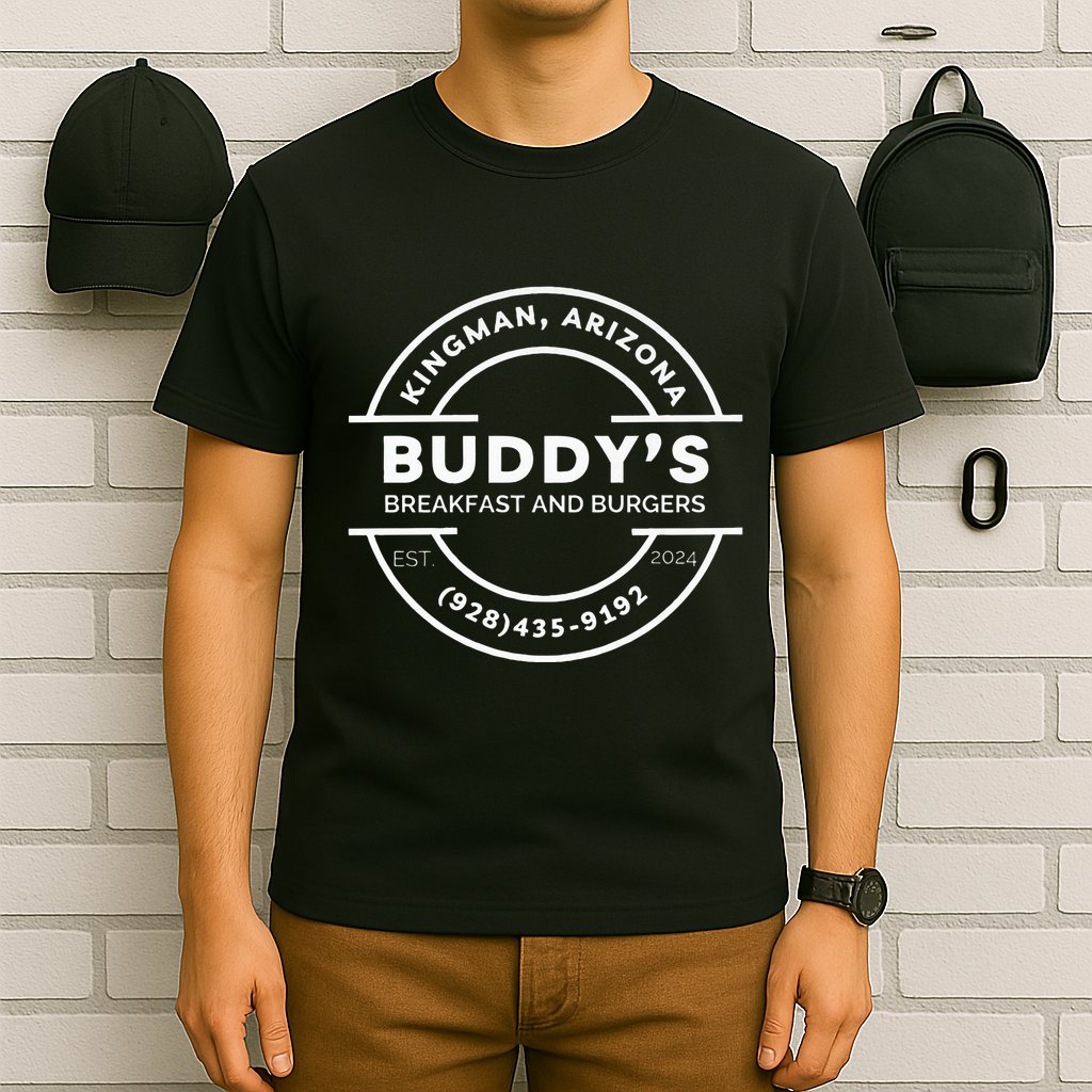 BuddyS Breakfast And Burgers Local Kingman Merch! T-Shirt