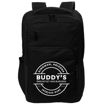 BuddyS Breakfast And Burgers Local Kingman Merch! Impact Tech Backpack