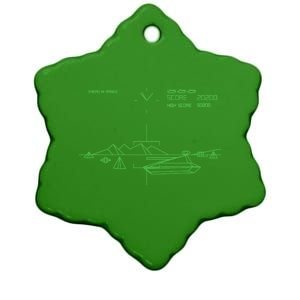 Battlezone Ceramic Star Ornament