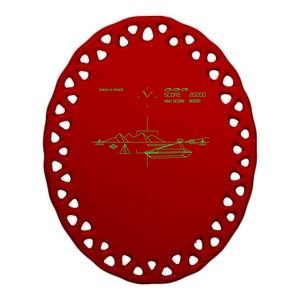 Battlezone Ceramic Oval Ornament