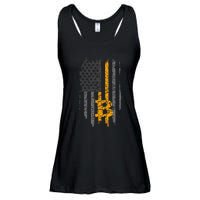 Btc Bitcoin American Flag Crypto Revolution Buy The Dip Ladies Essential Flowy Tank