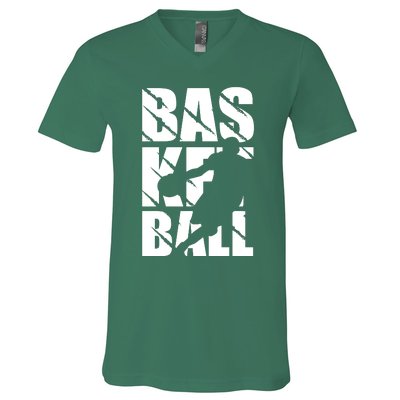 Basketball V-Neck T-Shirt