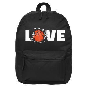 Basketball 16 in Basic Backpack