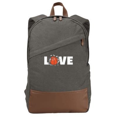 Basketball Cotton Canvas Backpack