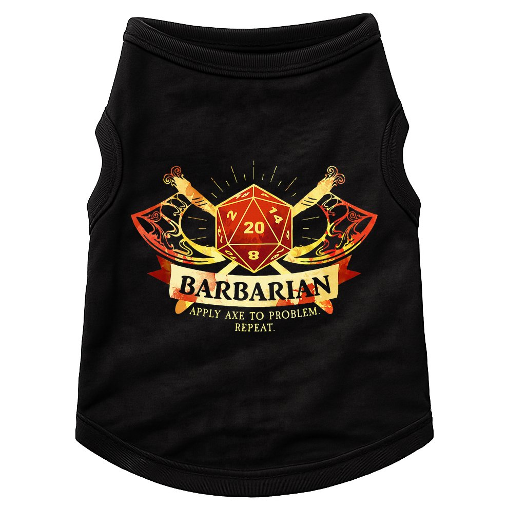 Barbarian Doggie Tank