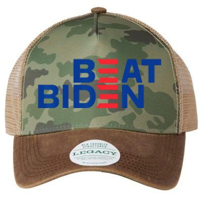 Beat Biden Anti Democrat Pro Republican President 2024 Legacy Tie Dye Trucker Hat