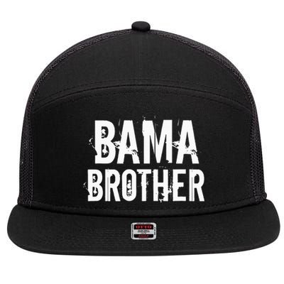 Bama Brother Alabama Shoals Birmingham Tuscaloosa Southern 7 Panel Mesh Trucker Snapback Hat