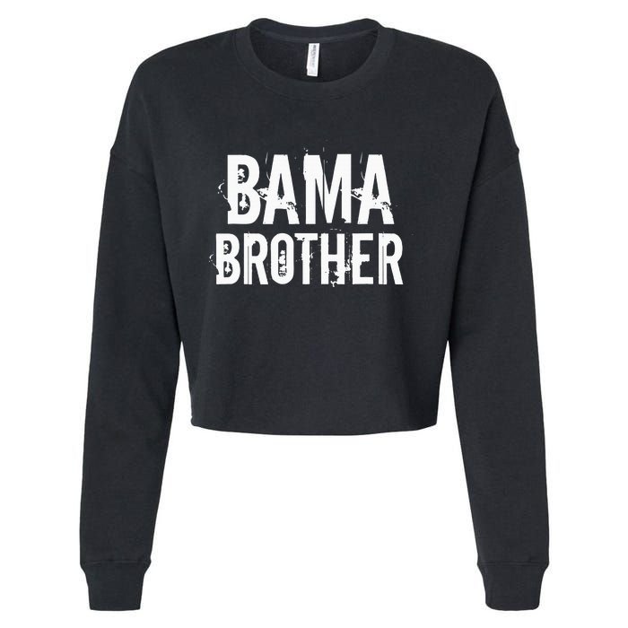 Bama Brother Alabama Shoals Birmingham Tuscaloosa Southern Cropped Pullover Crew