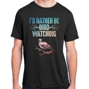 Best Birdwatching Art For Women Birding Nerd Adult ChromaSoft Performance T-Shirt