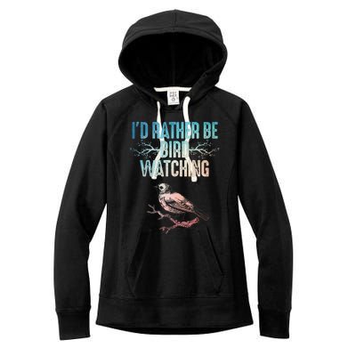 Best Birdwatching Art For Women Birding Nerd Women's Fleece Hoodie