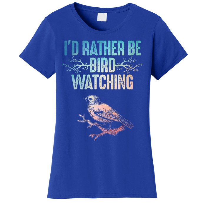 Best Birdwatching Art For Women Birding Nerd Women's T-Shirt