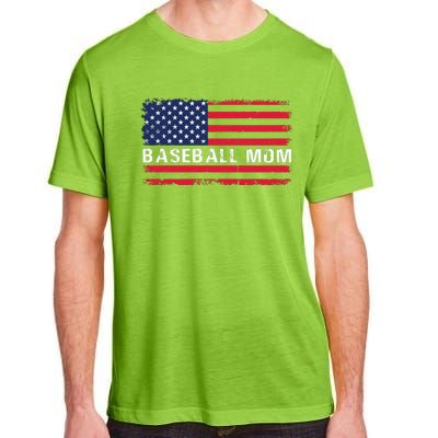 BaseballMomFlagDesign Adult ChromaSoft Performance T-Shirt