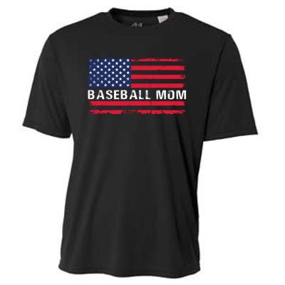 BaseballMomFlagDesign Cooling Performance Crew T-Shirt