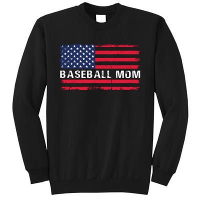 BaseballMomFlagDesign Sweatshirt