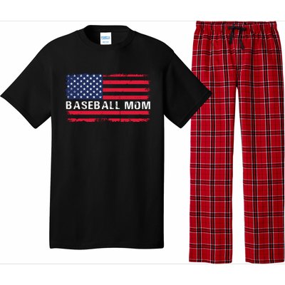 BaseballMomFlagDesign Pajama Set