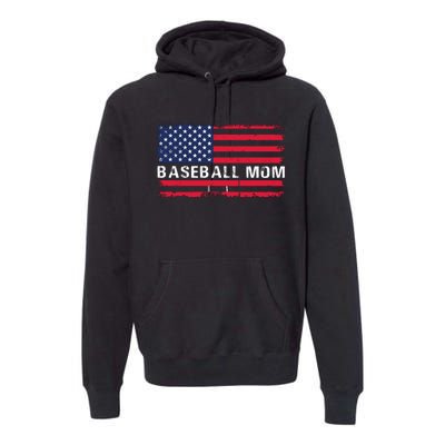 BaseballMomFlagDesign Premium Hoodie