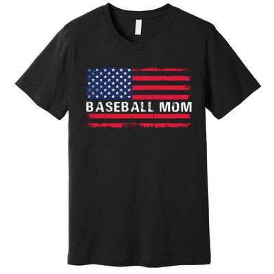 BaseballMomFlagDesign Premium T-Shirt