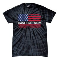 BaseballMomFlagDesign Tie-Dye T-Shirt