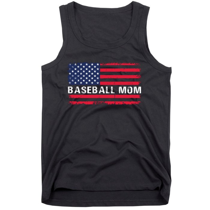 BaseballMomFlagDesign Tank Top