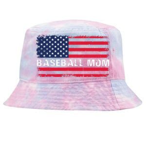 BaseballMomFlagDesign Tie-Dyed Bucket Hat