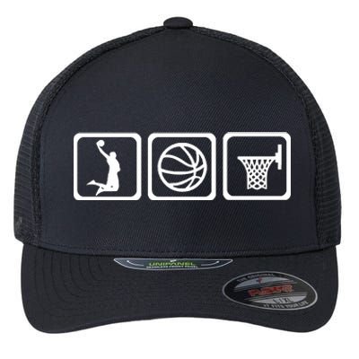 Basketball Flexfit Unipanel Trucker Cap