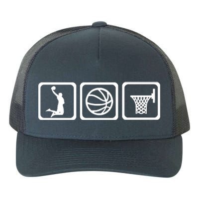 Basketball Yupoong Adult 5-Panel Trucker Hat