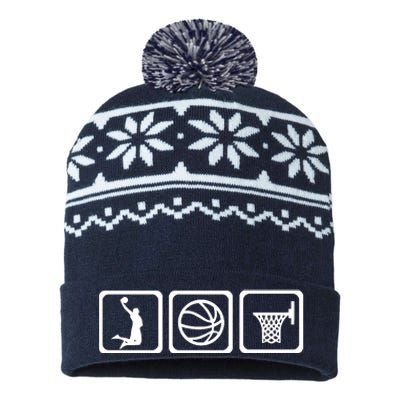 Basketball USA-Made Snowflake Beanie