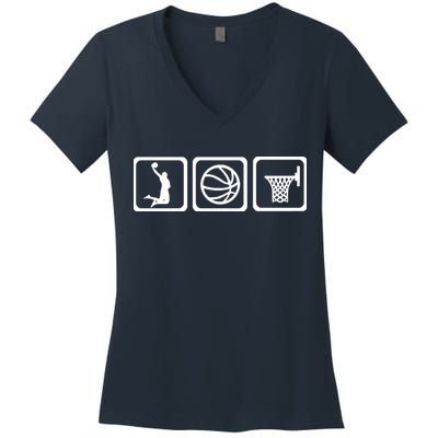 Basketball Women's V-Neck T-Shirt