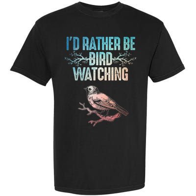 Best Birdwatching Art For Birding Nerd Bird Lovers Garment-Dyed Heavyweight T-Shirt