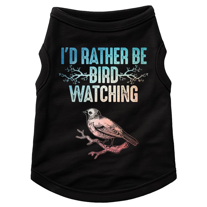 Best Birdwatching Art For Birding Nerd Bird Lovers Doggie Tank