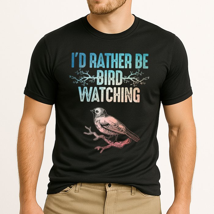 Best Birdwatching Art For Birding Nerd Bird Lovers Performance Shirt
