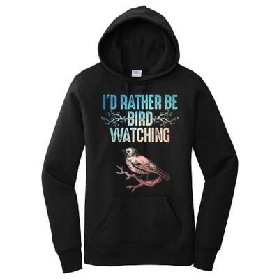 Best Birdwatching Art For Birding Nerd Bird Lovers Women's Pullover Hoodie