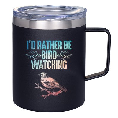 Best Birdwatching Art For Birding Nerd Bird Lovers 12oz Stainless Steel Coffee Mug