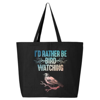 Best Birdwatching Art For Birding Nerd Bird Lovers 25L Jumbo Tote