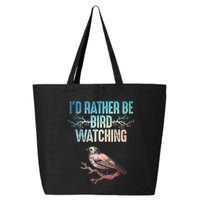 Best Birdwatching Art For Birding Nerd Bird Lovers 25L Jumbo Tote