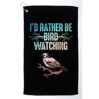 Best Birdwatching Art For Birding Nerd Bird Lovers Golf Towel