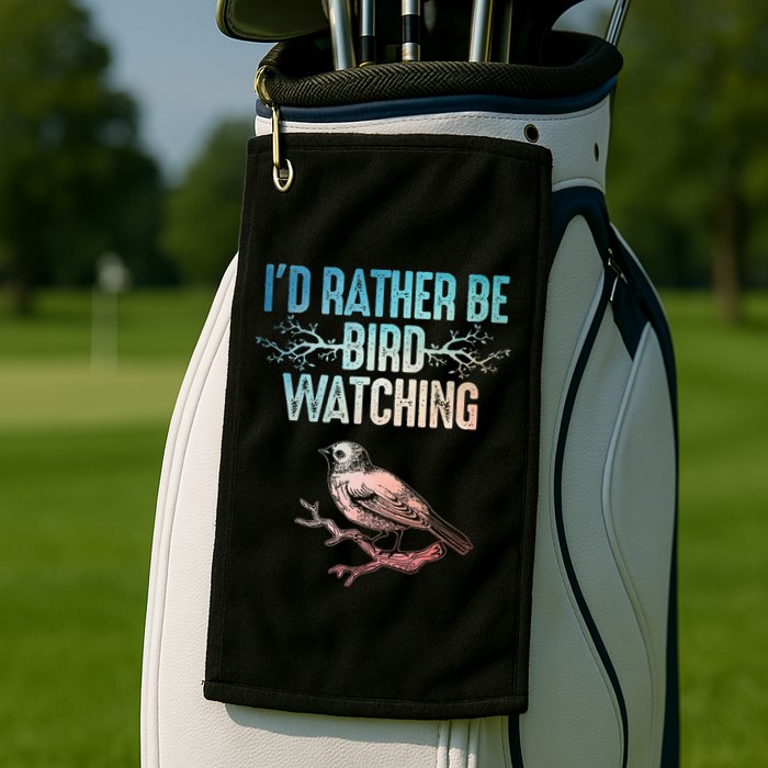 Best Birdwatching Art For Birding Nerd Bird Lovers Golf Towel