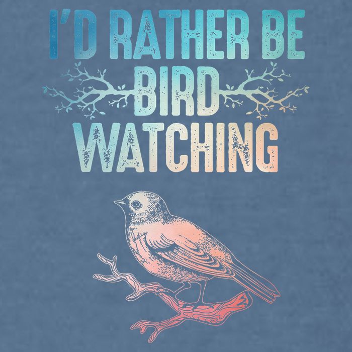 Best Birdwatching Art For Birding Nerd Bird Lovers Garment-Dyed Sweatshirt