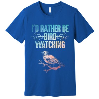 Best Birdwatching Art For Birding Nerd Bird Lovers Premium T-Shirt