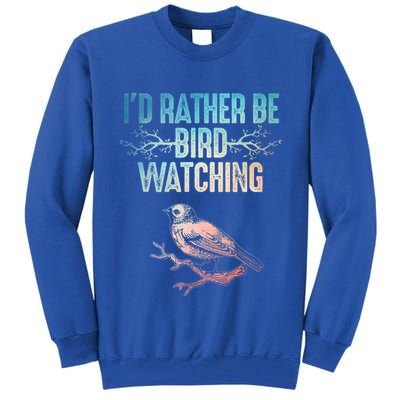 Best Birdwatching Art For Birding Nerd Bird Lovers Tall Sweatshirt