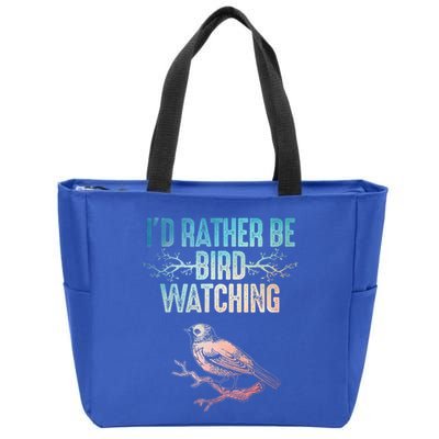 Best Birdwatching Art For Birding Nerd Bird Lovers Zip Tote Bag