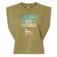 Best Birdwatching Art For Birding Nerd Bird Lovers Garment-Dyed Women's Muscle Tee