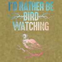 Best Birdwatching Art For Birding Nerd Bird Lovers Garment-Dyed Women's Muscle Tee