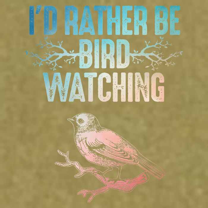 Best Birdwatching Art For Birding Nerd Bird Lovers Garment-Dyed Women's Muscle Tee