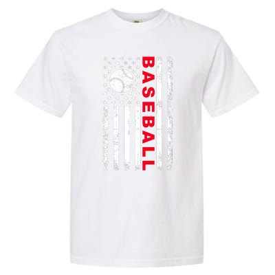 BaseballUSAFlagDesign Garment-Dyed Heavyweight T-Shirt