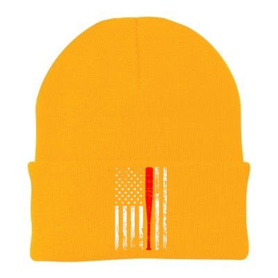 BaseballUSAFlagDesign Knit Cap Winter Beanie