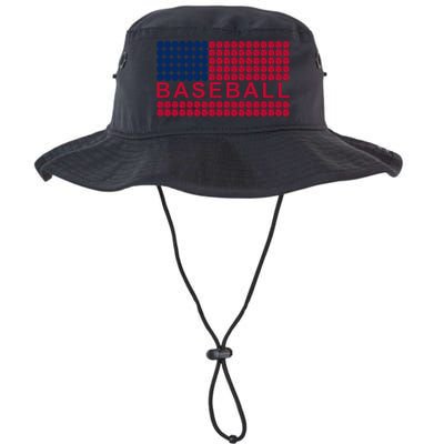 BaseballWithAmericanFlagDesign Legacy Cool Fit Booney Bucket Hat