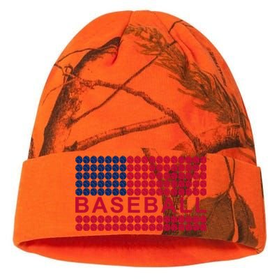 BaseballWithAmericanFlagDesign Kati Licensed 12" Camo Beanie