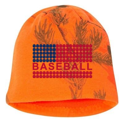 BaseballWithAmericanFlagDesign Kati - Camo Knit Beanie